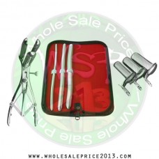  Hegar uterine dilator 3 pieces set, 7-8, 11-12, 15-16, mathieu collin 3pcs